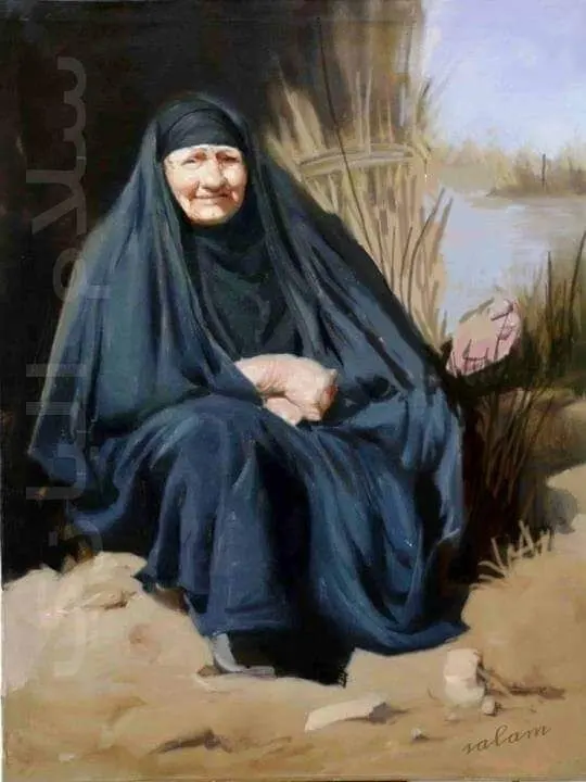 بورتريه — امرأة — زيت على كنفاس — ٢٠١٣