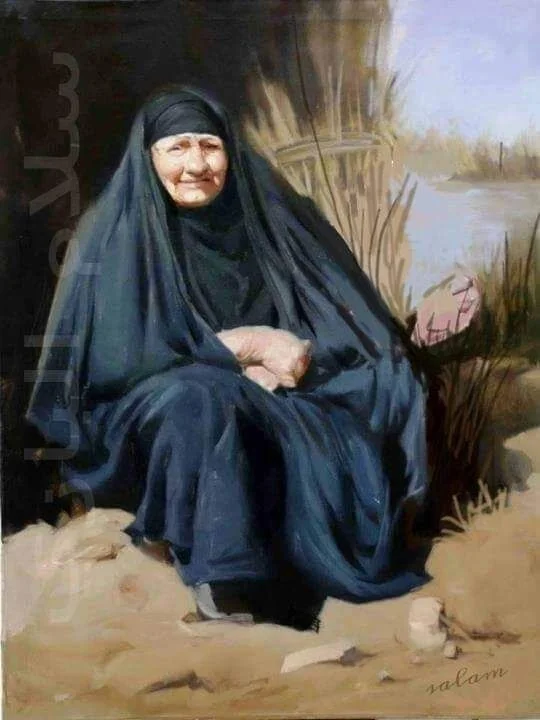 بورتريه — امرأة — زيت على كنفاس — ٢٠١٣